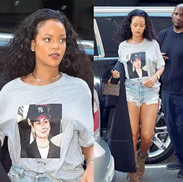 Photos: Rihanna steps out in a Hillary Clinton T-shirt in NYC